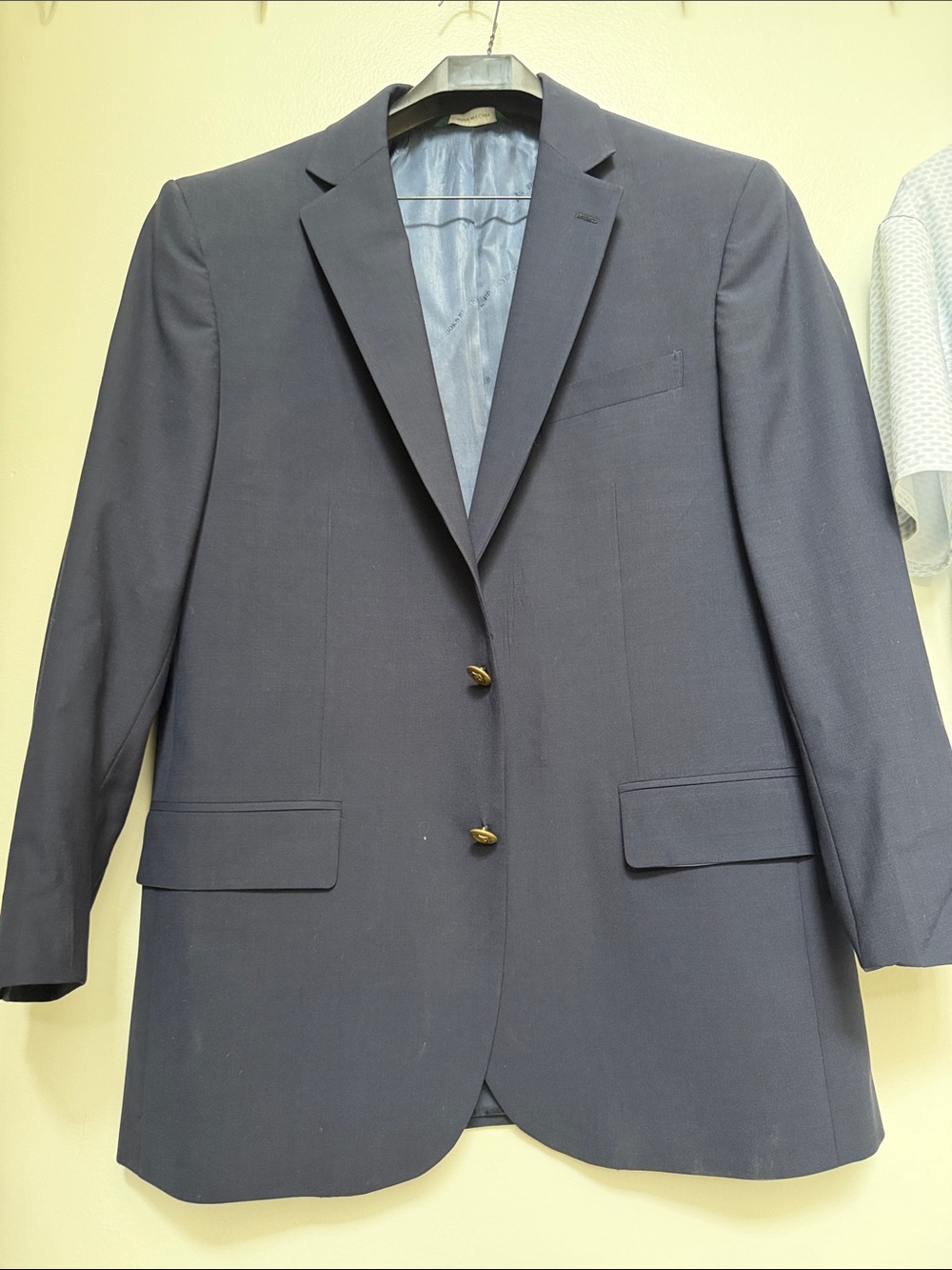 Brooks Brothers Men's Navy Two-Button Sport Coat